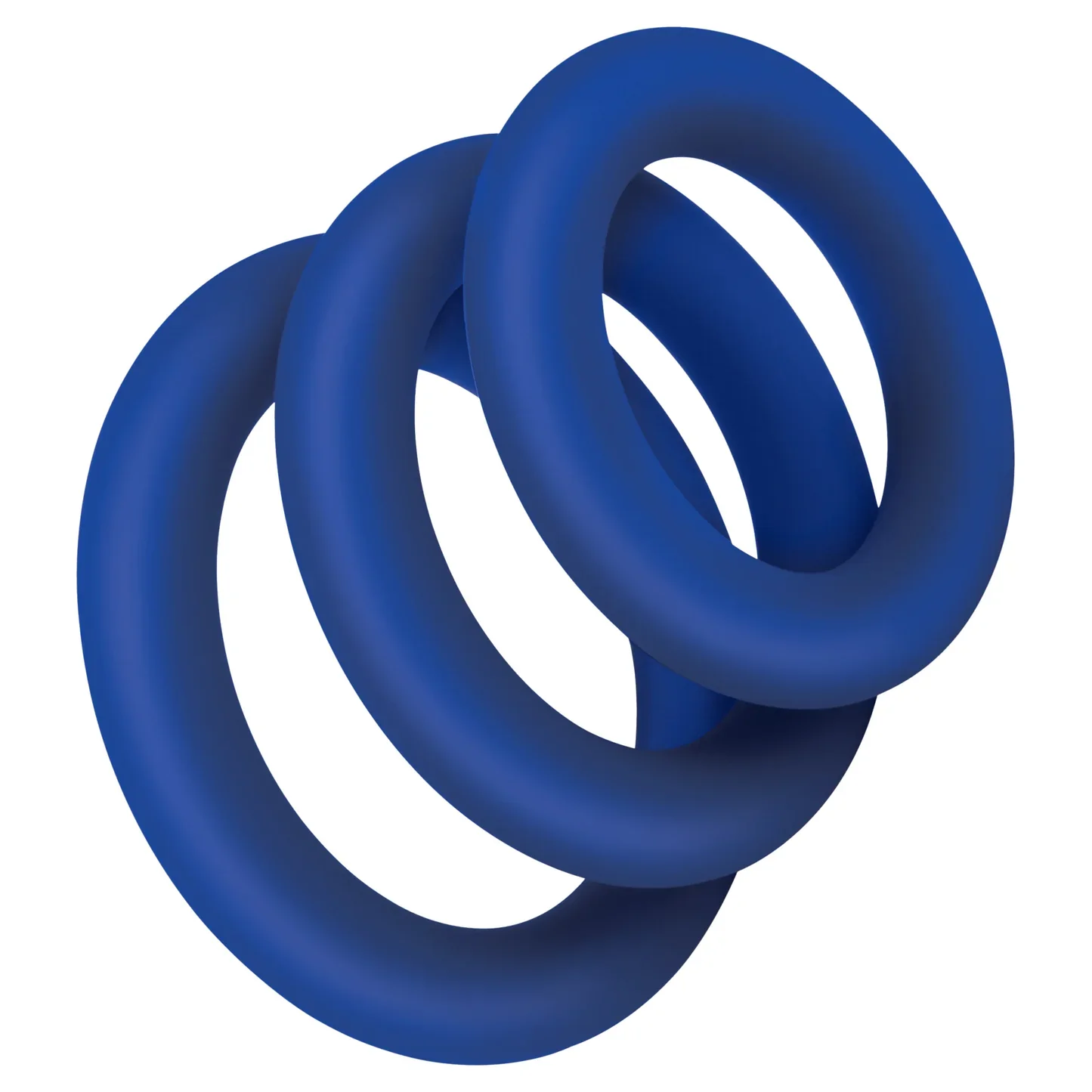 Zolo Extra Thick Silicone Cock Rings 3 Piece - Image 2