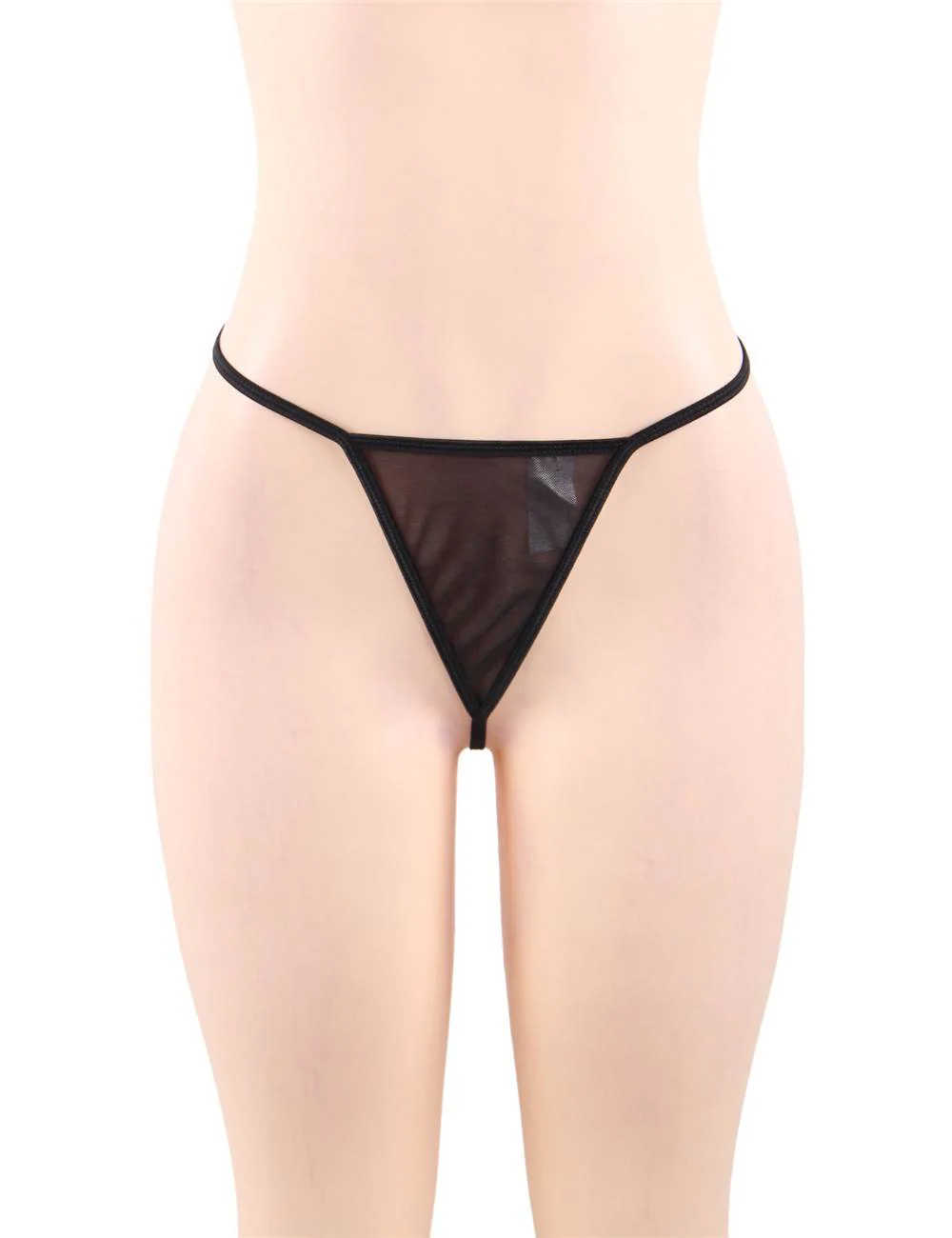 Oh Yeah Eyelash Babydoll Blk R81045P 3XL - Image 3
