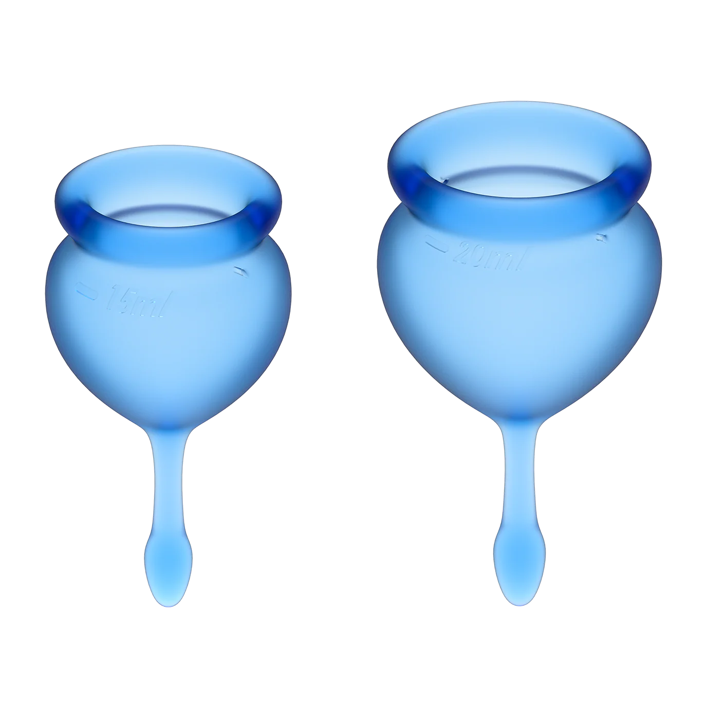 Satisfyer Feel Good Menstrual Cups Dark Blue - Image 3
