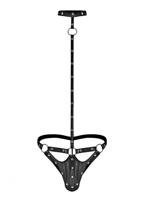 Male Power Fetish Tormentor Choker G-String L/XL - PAK123 - Image 3