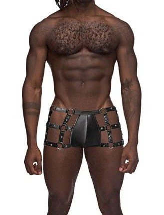 Male Power Fetish Vulcan Cage Short L/XL - PAK155