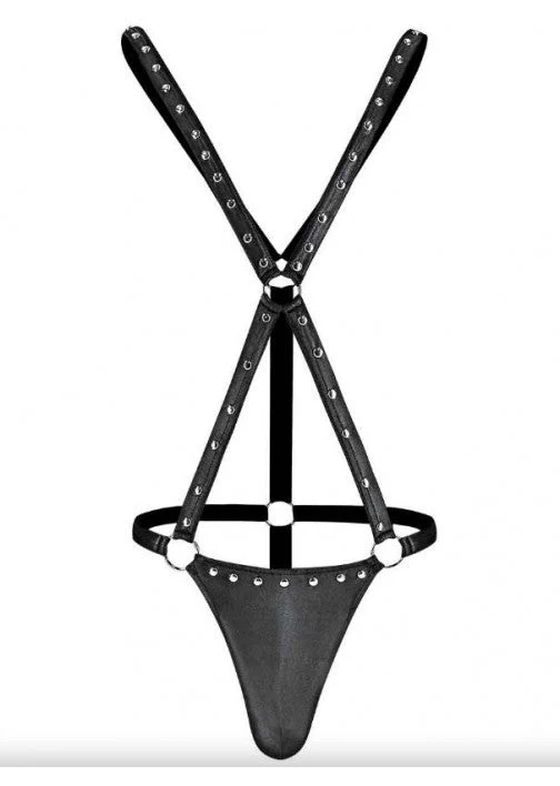 Male Power Fetish Warrior Pouch and Straps S/M - PAK139 - Image 3