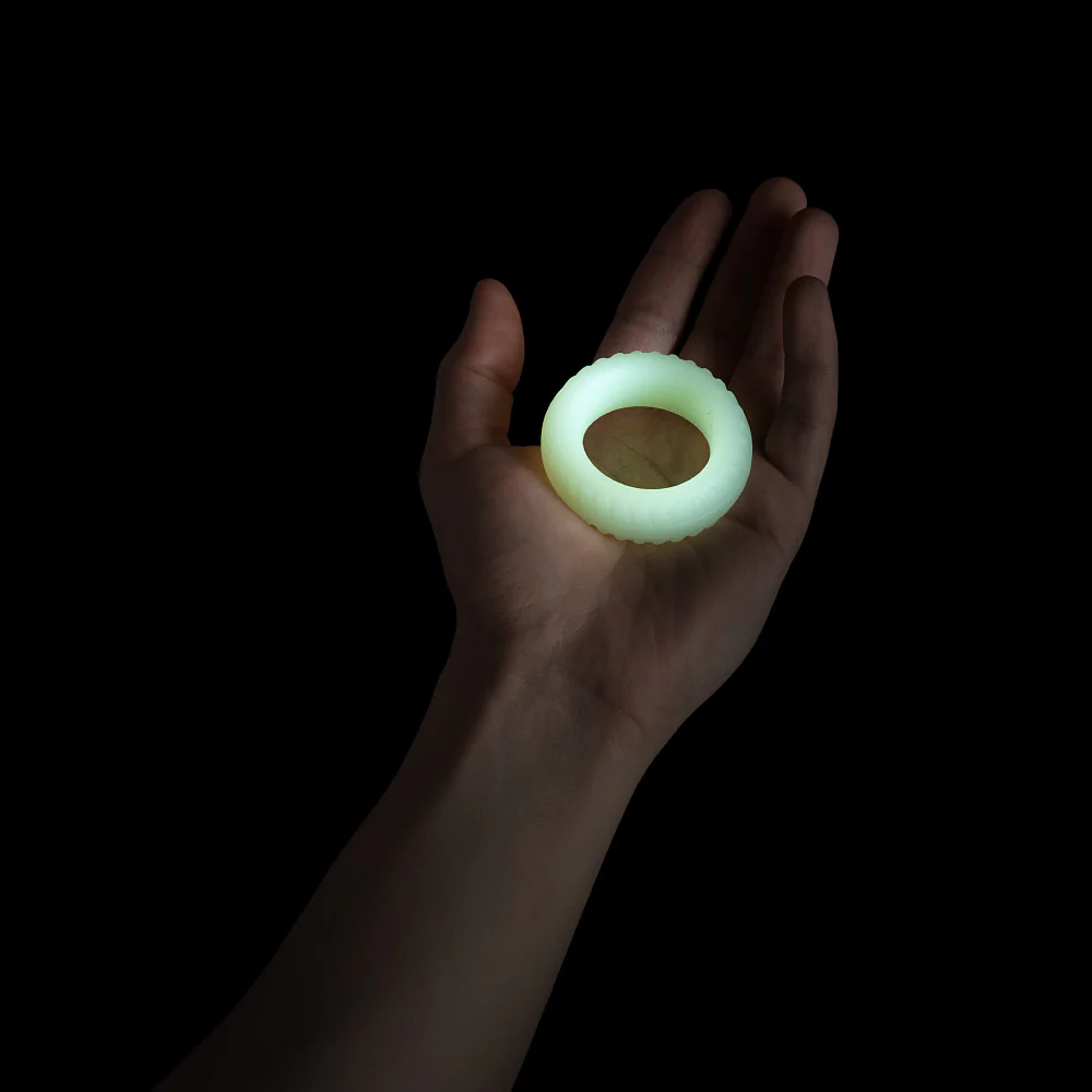 Forto F-12 Cock Ring Glow Green - Image 3