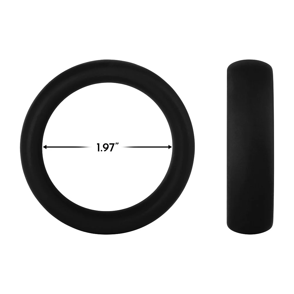 Forto F-64 Cock Ring Black Large - Image 3