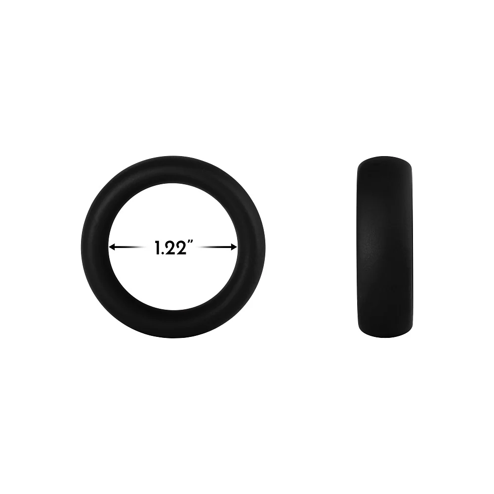 Forto F-64 Cock Ring Black Small - Image 3