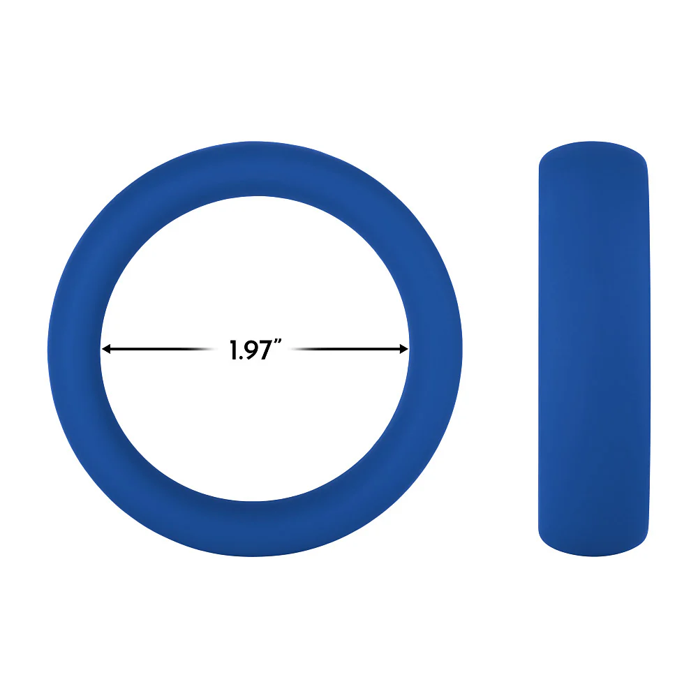 Forto F-64 Cock Ring Blue Large - Image 3