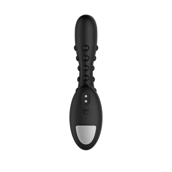 Forto Studded Pro Vibrating Anal Massager Black - Image 3