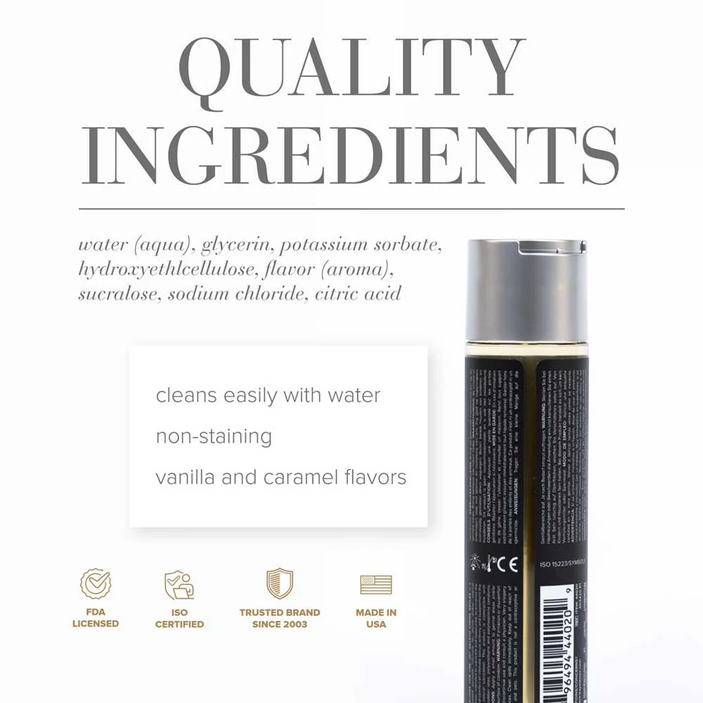 JO Gelato Creme Brulee Flavoured Lube 120ml - Image 2