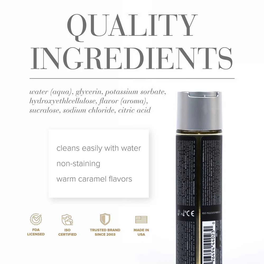 JO Gelato Salted Caramel Flavoured Lube 120ml - Image 2