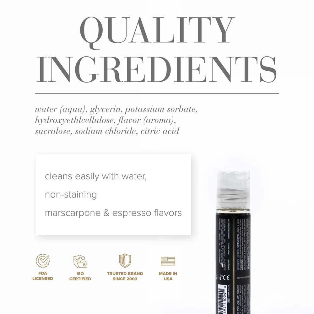 JO Gelato Tiramisu Flavoured Lube 30ml - Image 2