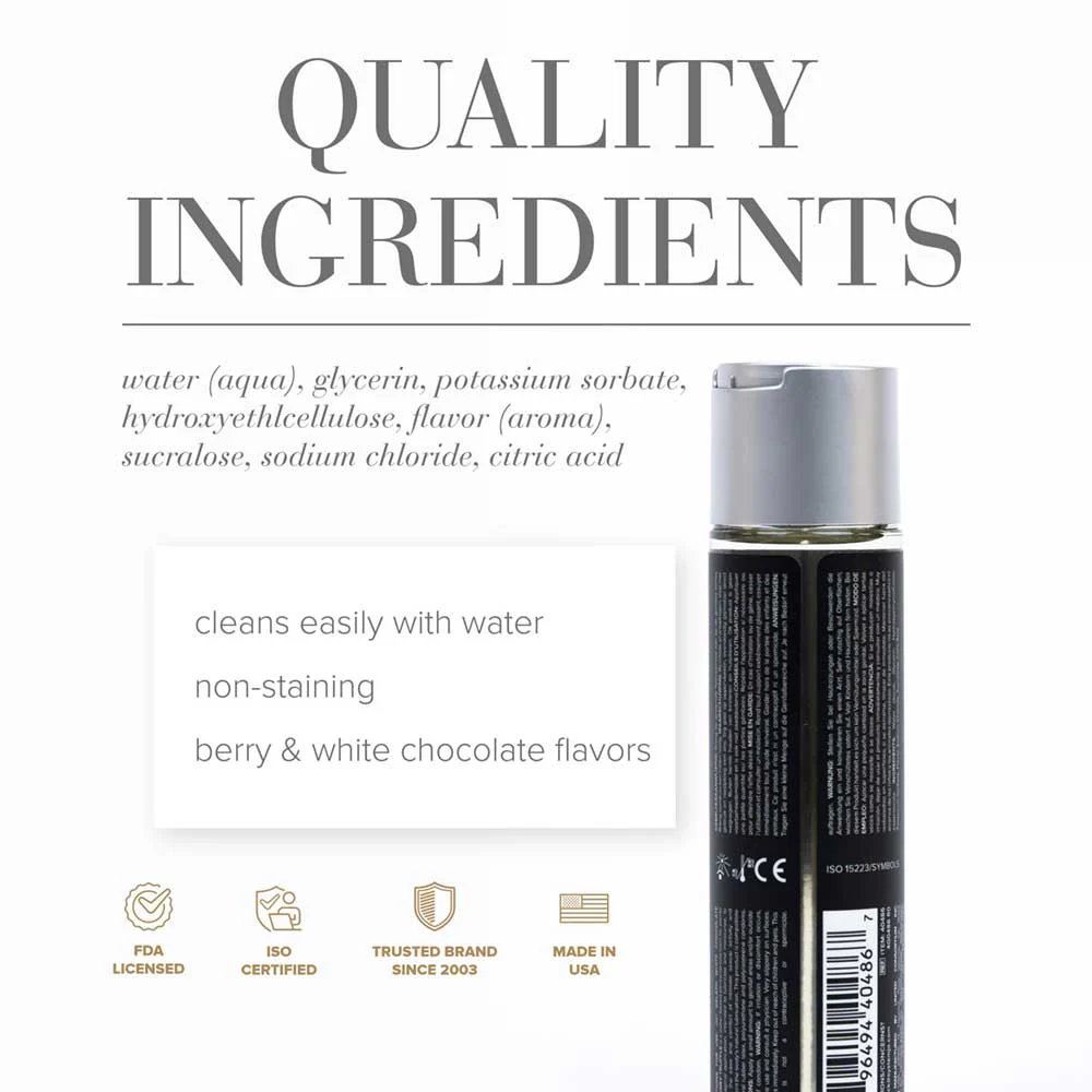 JO Gelato White Chocolate Raspberry Truffle Lube 120ml - Image 2