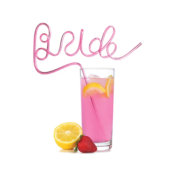 Glitterati Bride Straw Pink - Image 2