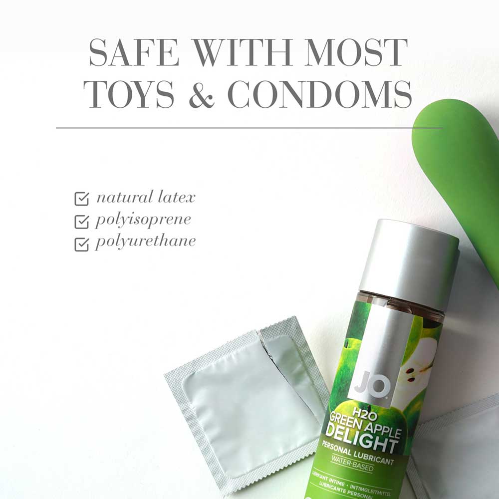 JO H2O Flavors Lube Green Apple 120ml - Image 3