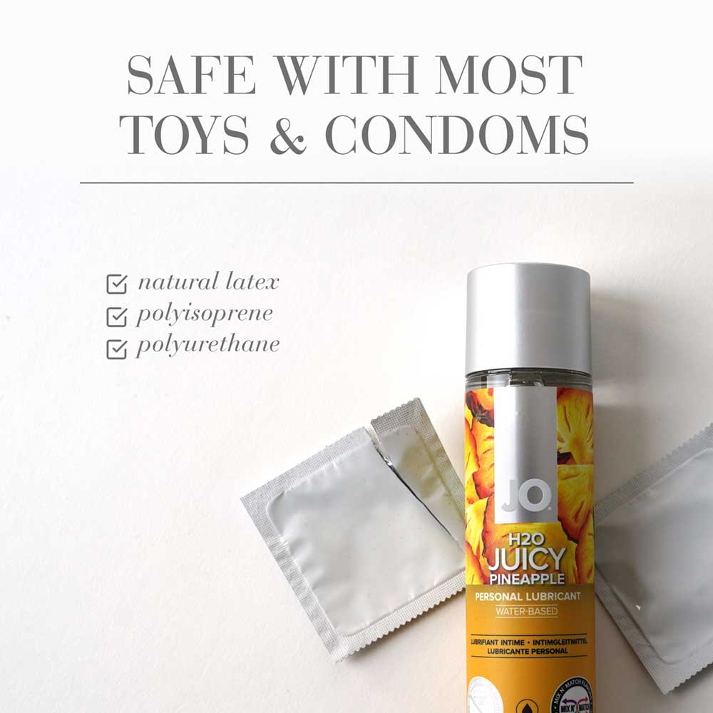 JO H2O Flavors Lube Juicy Pineapple 30ml - Image 3