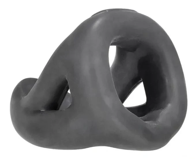 Hunky Junk Huj Slingshot Cock & Ball Ring Grey - Image 3
