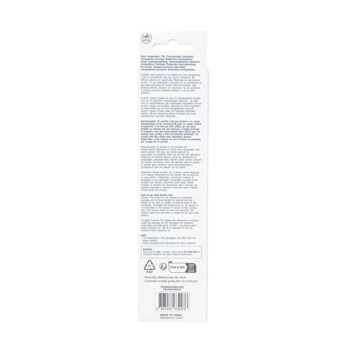 Ice Crystals Collection Length Enhancer Penis Extender Sleeve 6.5" - Image 5
