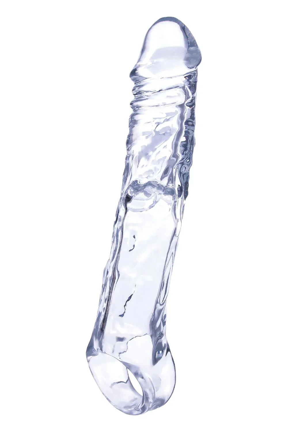 Ice Crystals Collection Length Enhancer Penis Extender Sleeve 7.5" - Image 2