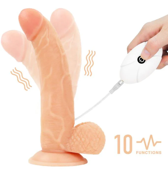 Lovetoy Ingen 7.5" Vibrating Strap on Set - LV715117 - Image 4