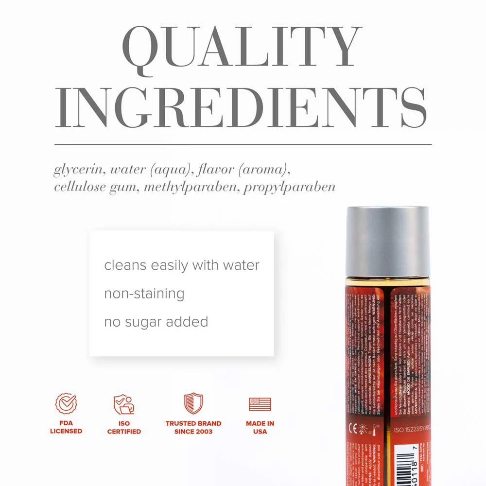 JO H2O Flavors Lube Strawberry Kiss 120ml - Image 3