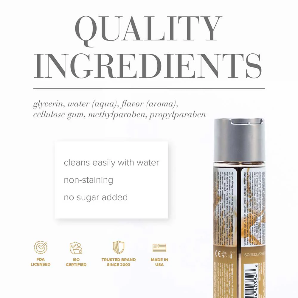 JO H2O Flavors Lube Vanilla Cream 120ml - Image 3