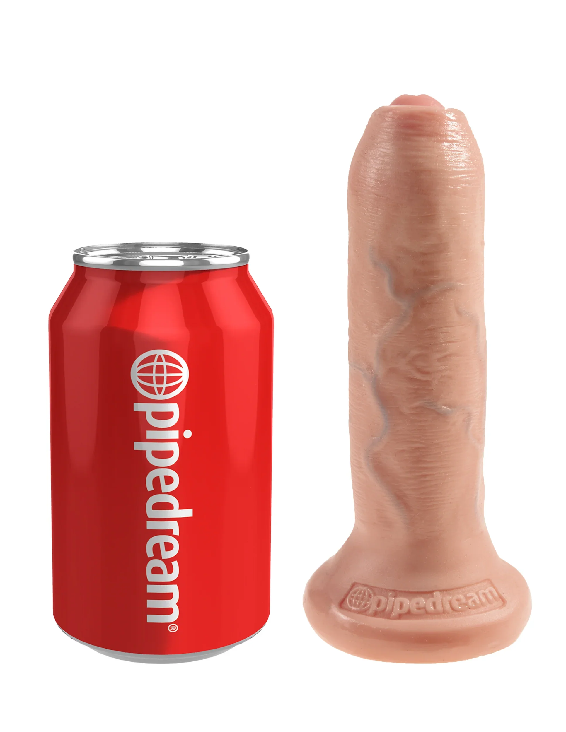 King Cock 6" Uncut Flesh - Image 2