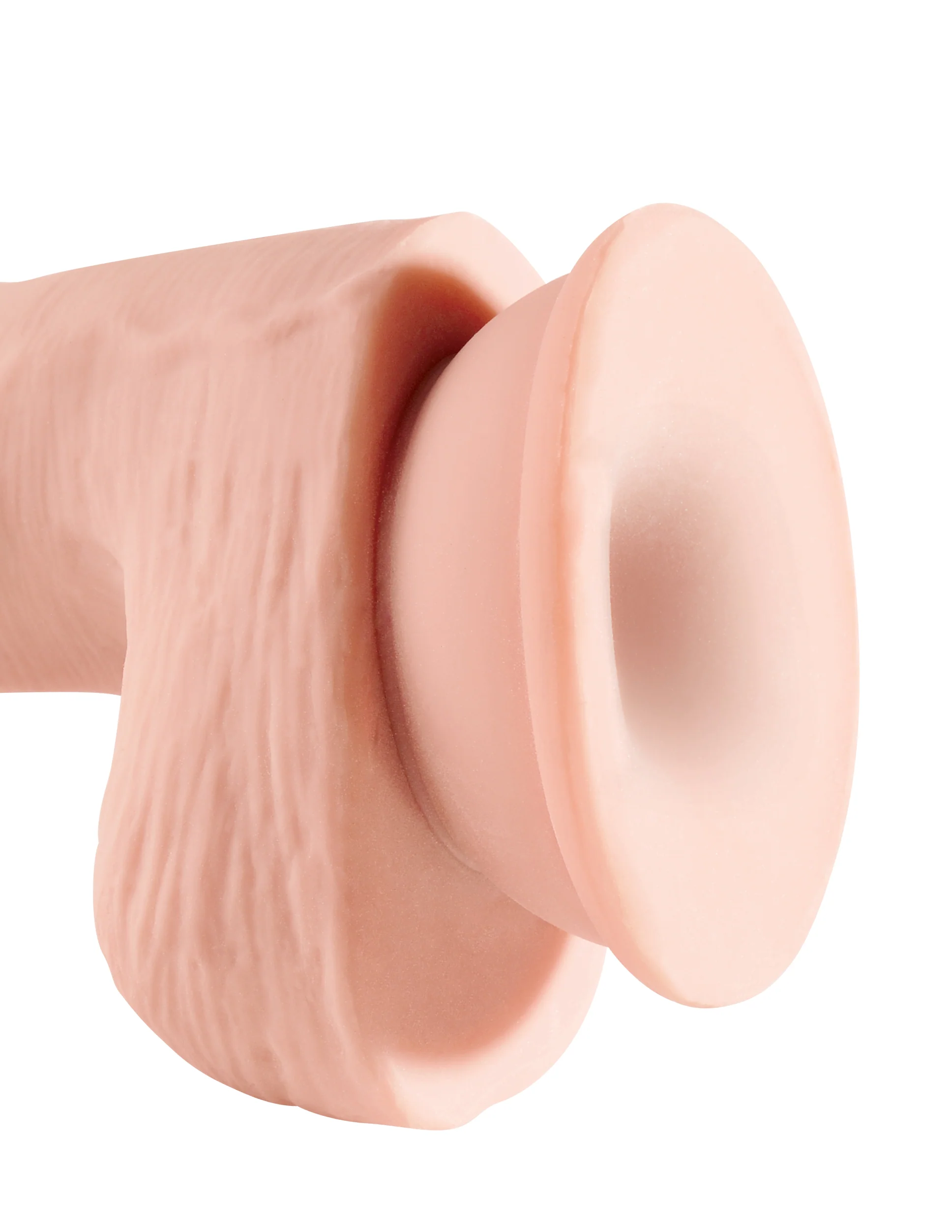 King Cock Plus 5" Triple Density with Balls Flesh - Image 4