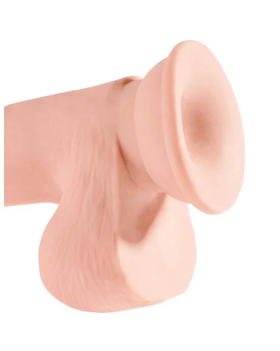 King Cock Plus 7.5" Triple Dens w Balls - Image 4