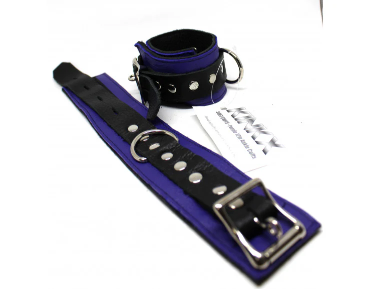 Kinkx Soft Cuffs 12 Ankle Cuffs Purple - Image 2