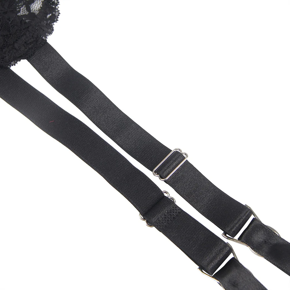 Lace Garter Panties P5201-1 Black 3XL/4XL - Image 10