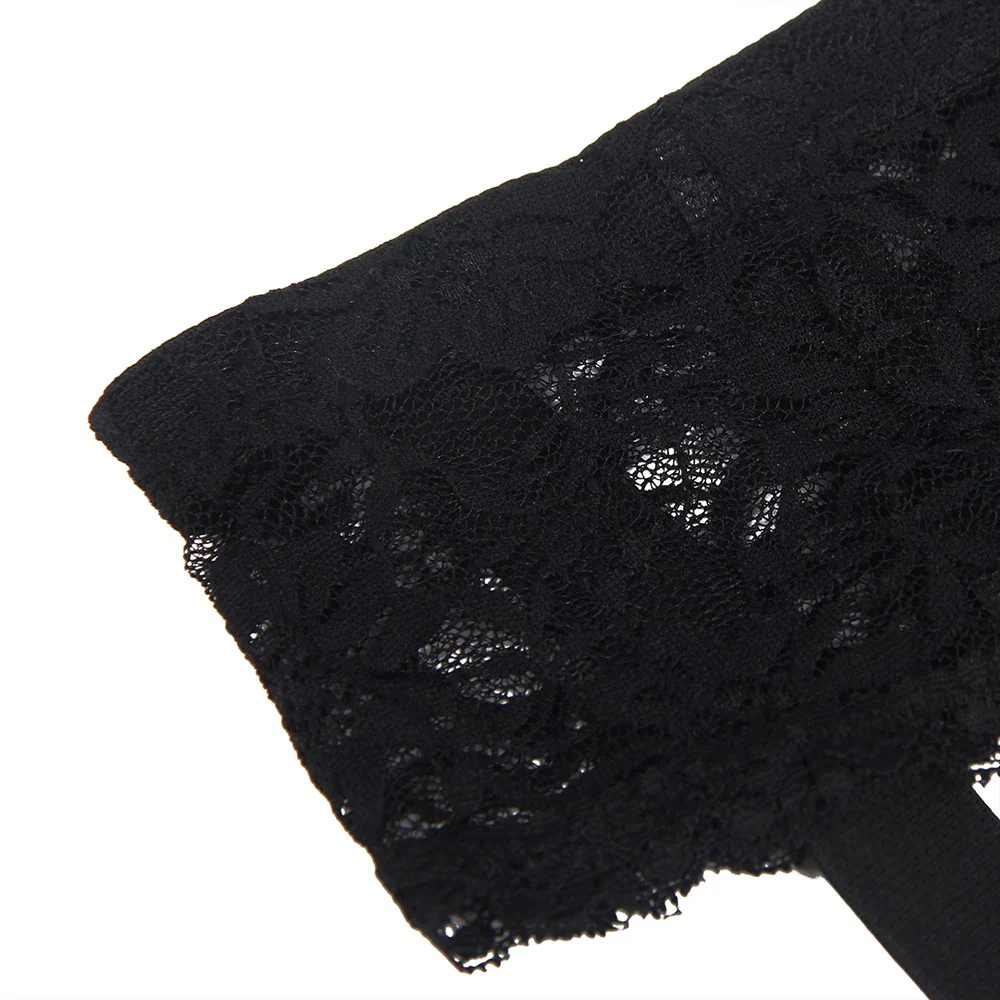 Lace Garter Panties P5201-1 Black 3XL/4XL - Image 11