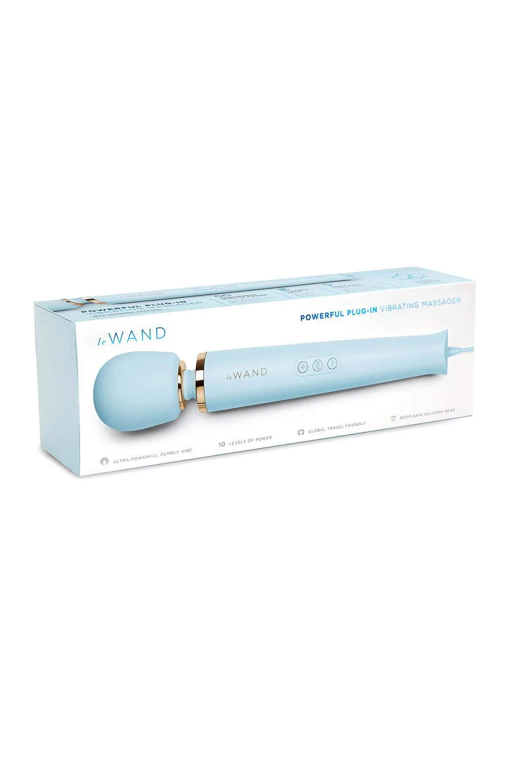 Le Wand Plug In Massager Sky Blue - Image 13