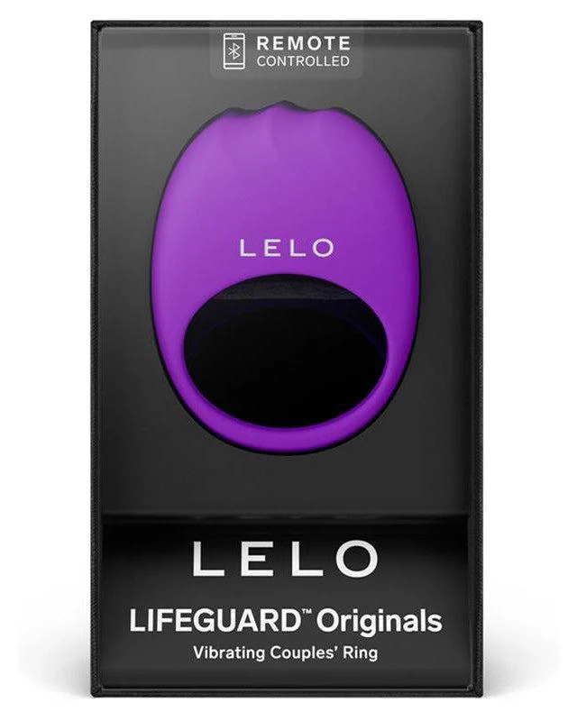 Lelo Lifeguard Originals Vibrating Penis Ring Purple