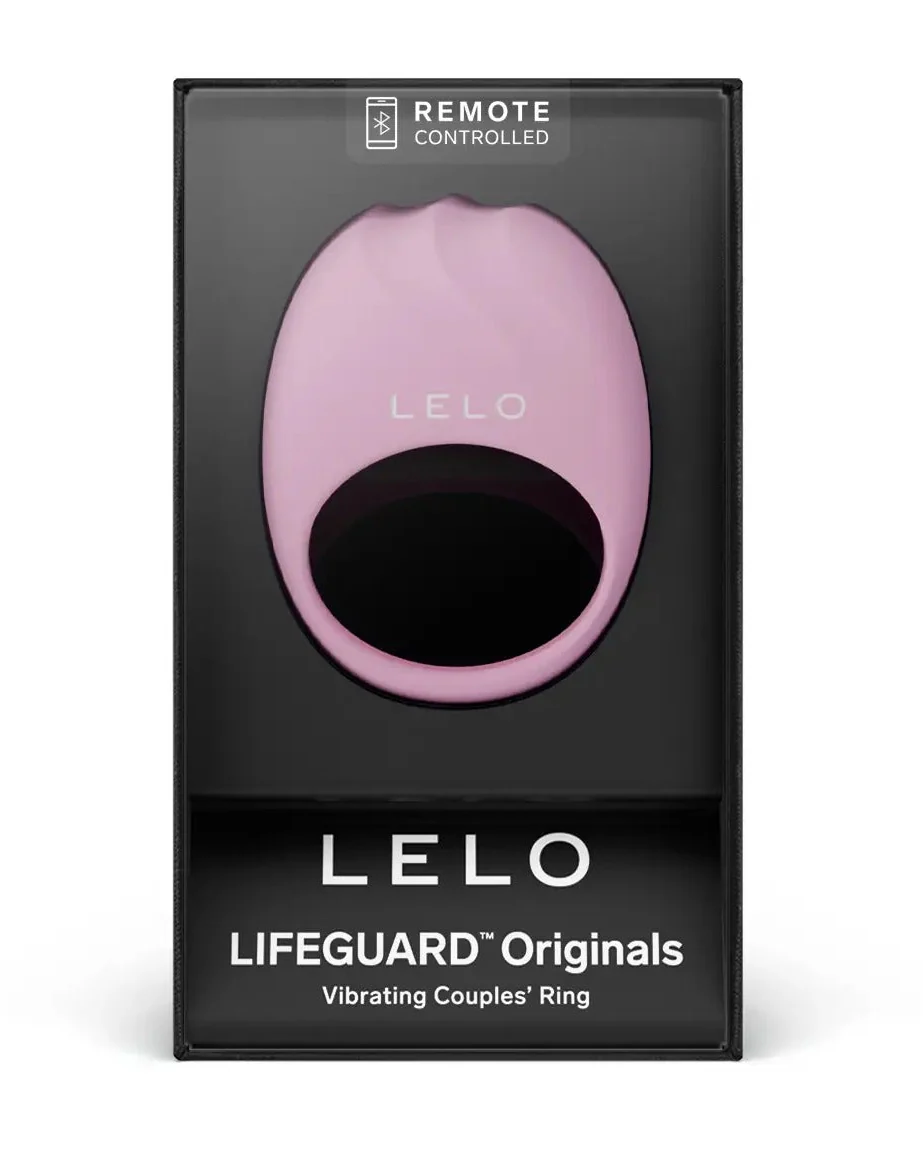 Lelo Lifeguard Originals Vibrating Penis Ring Soft Pink