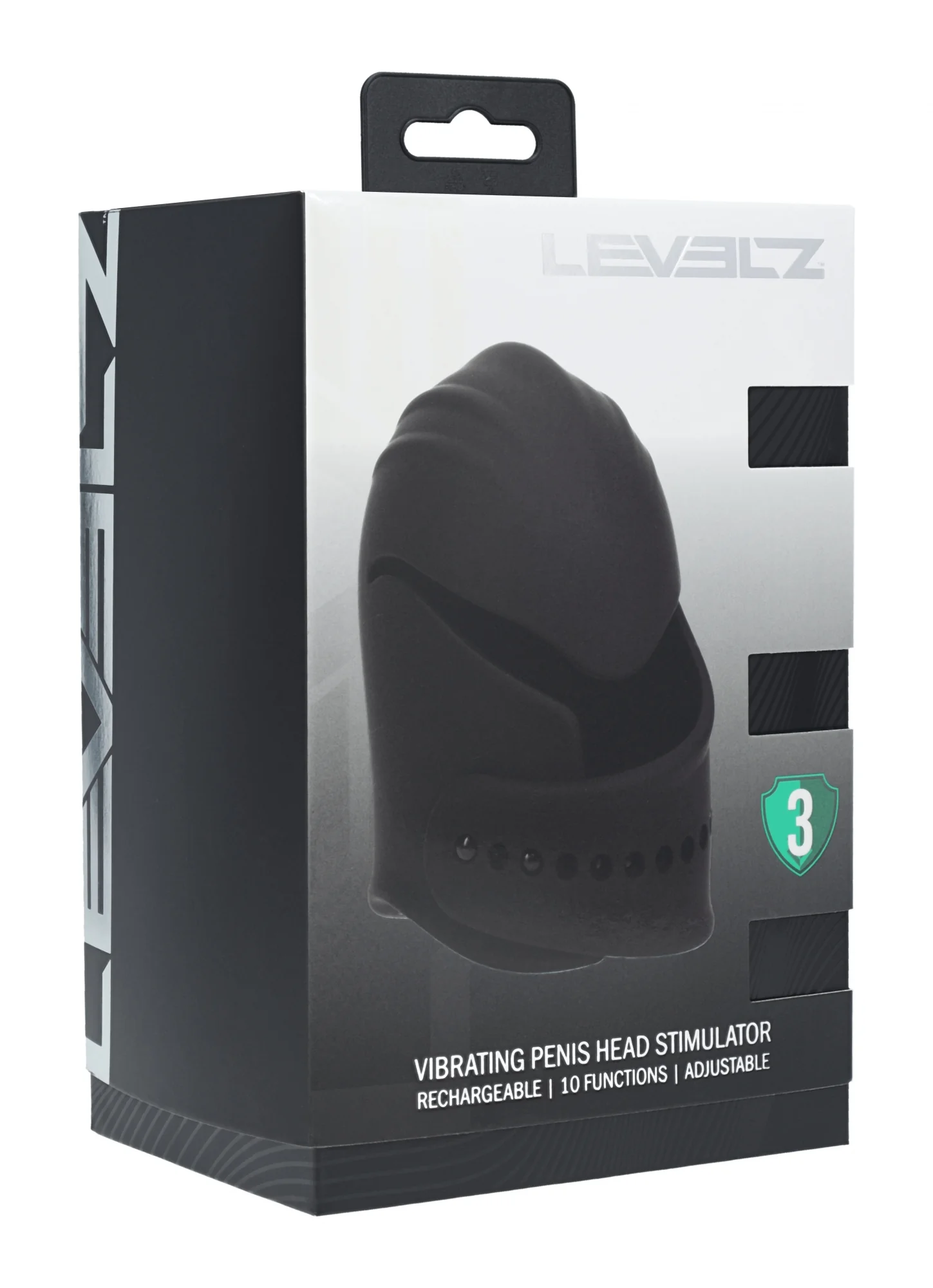 Levelz Adjustable Vibrating Silicone Penis Head Stimulator