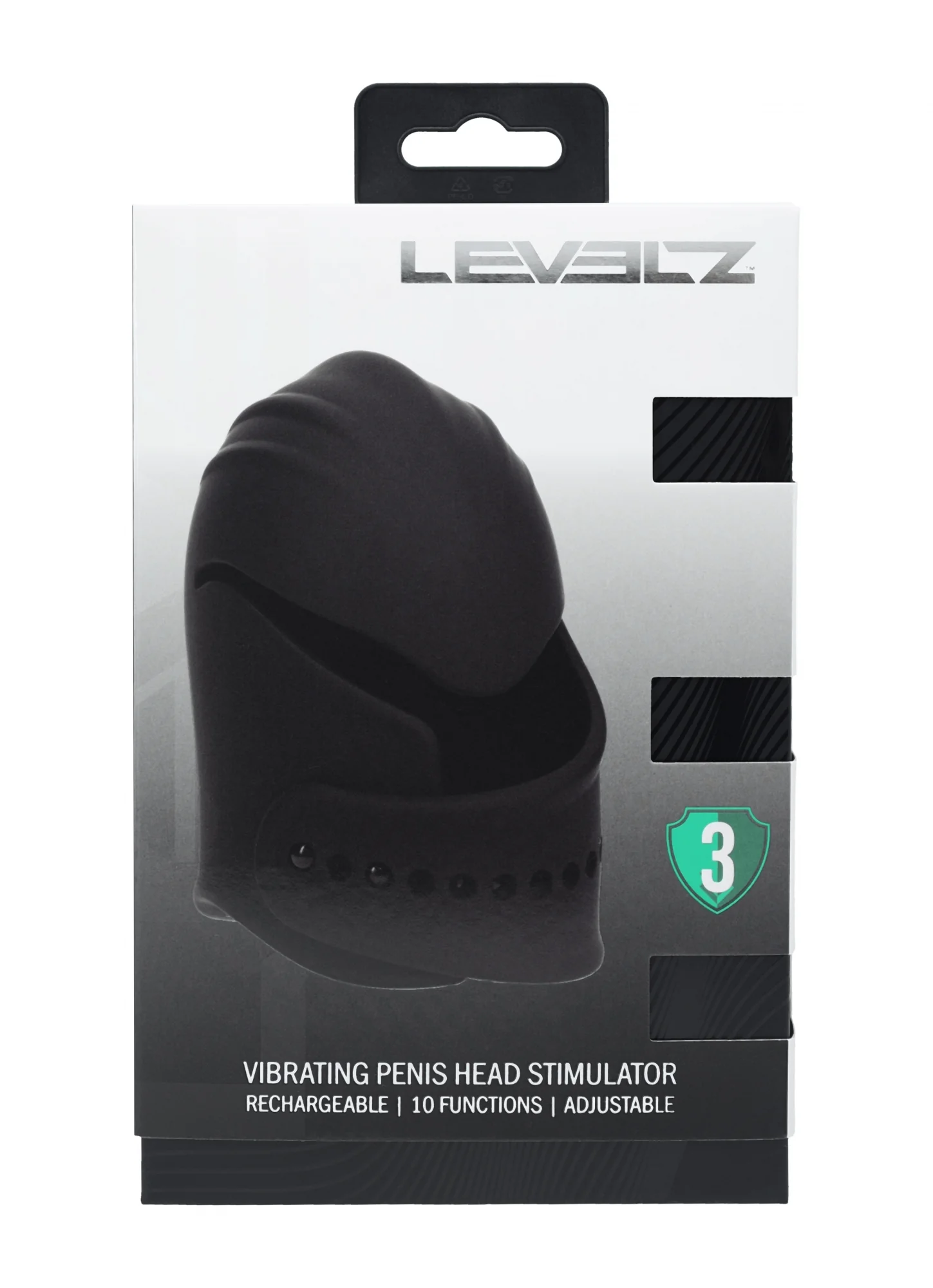 Levelz Adjustable Vibrating Silicone Penis Head Stimulator - Image 8