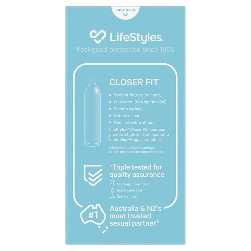 Lifestyles Condoms Closer Fit 10 Pack - Image 2