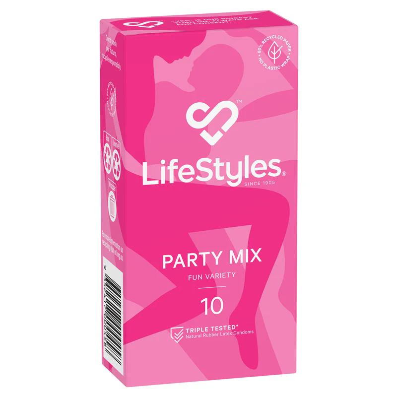Lifestyles Condoms Party Mix 10 Pack