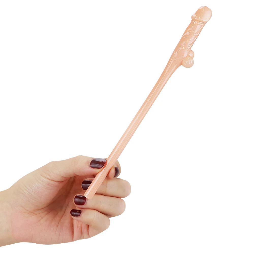 Love Toy Flesh Willy Straws 9pk - Image 3