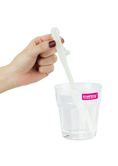 Love Toy Glow Willy Straws 9pk - Image 2