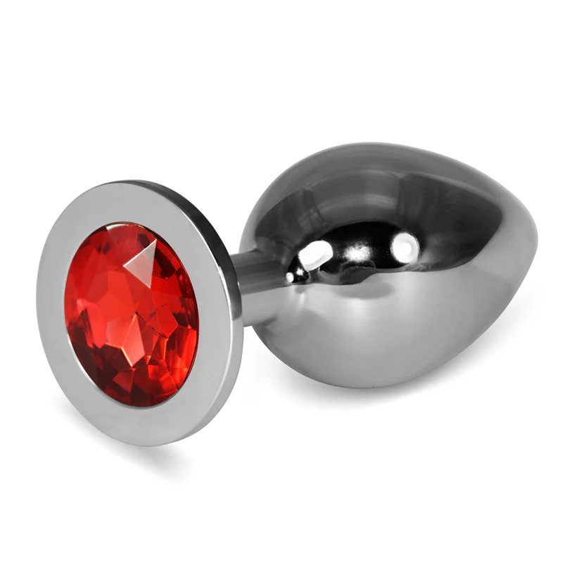 Love Toy Metal Plug RO-SL04 Red/Silver