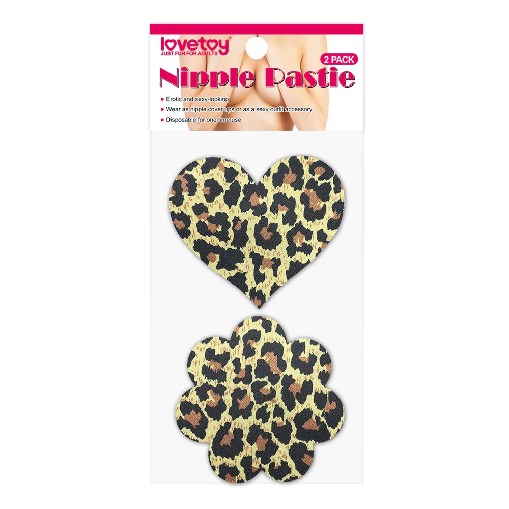 Love Toy Nipple Pastie 2pk Leopard - Image 3