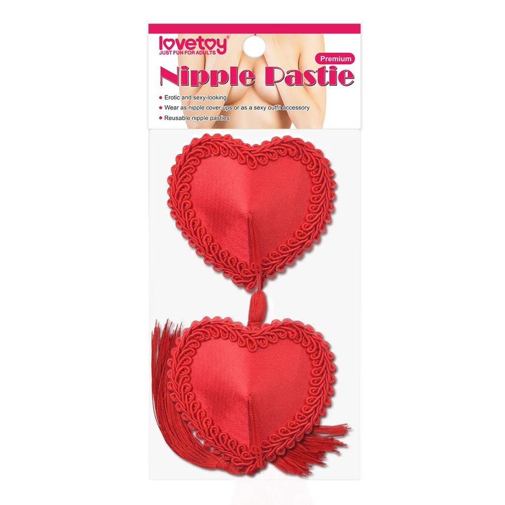 Love Toy Nipple Pastie Red LV763011 - Image 2