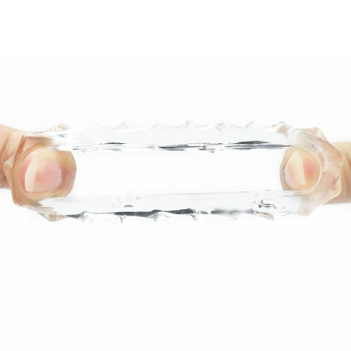 Love Toy Power Plus Clear cock ring - LV1431C - Image 4