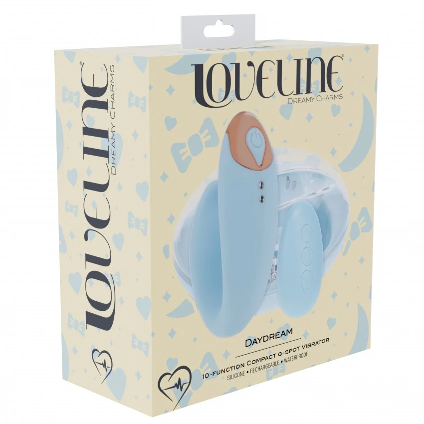 Loveline Daydream C-Shaped Clitoral & G-Spot Vibe Blue - Image 3
