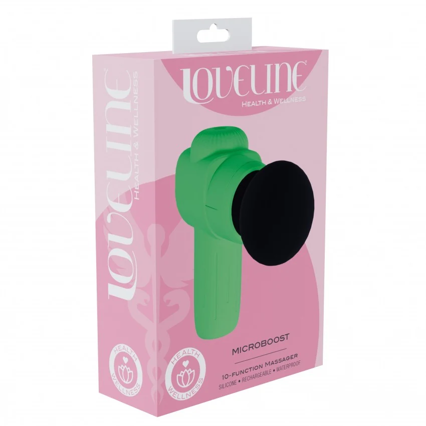 Loveline Microboost Massager Green - Image 2
