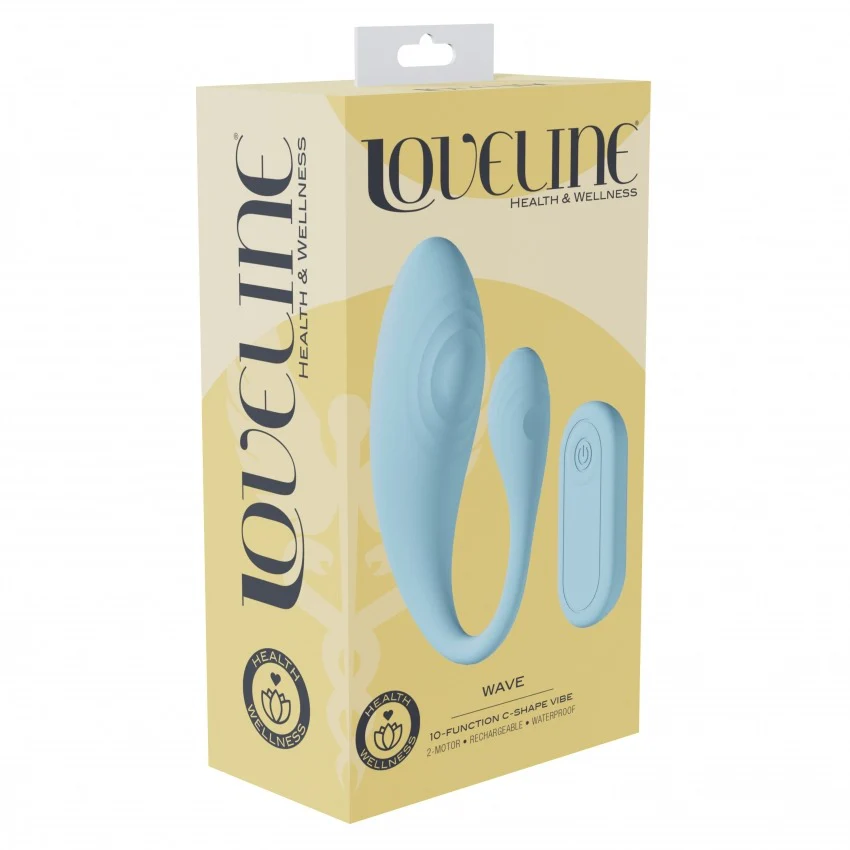 Loveline Wave C-Shaped G-Spot Vibe Blue - Image 4