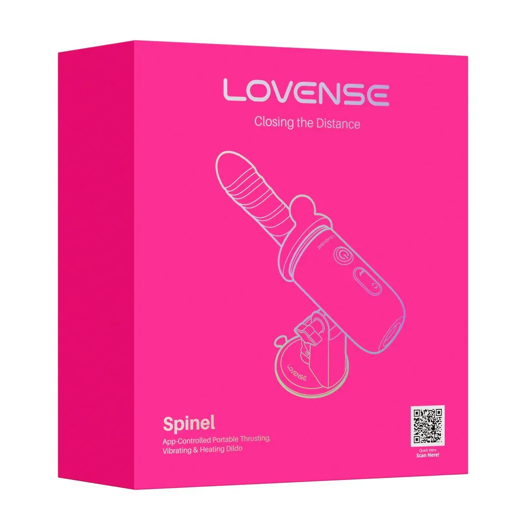 Lovense Spinel Portable Thrusting Vibrating and Heating Dildo/Sex Machine - Image 2