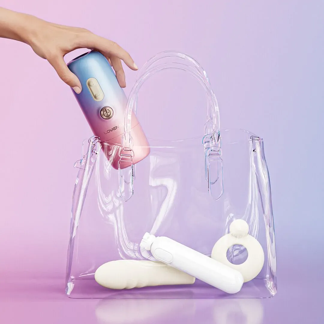 Lovense Spinel Portable Thrusting Vibrating and Heating Dildo/Sex Machine - Image 6