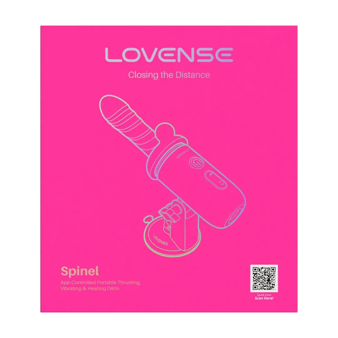 Lovense Spinel Portable Thrusting Vibrating and Heating Dildo/Sex Machine - Image 9
