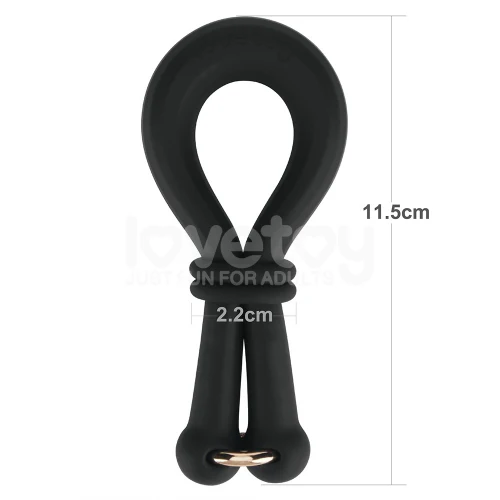 Lovetoy Pinnacle Pro Anyfit Plus Stretcher Ring Black - Image 2